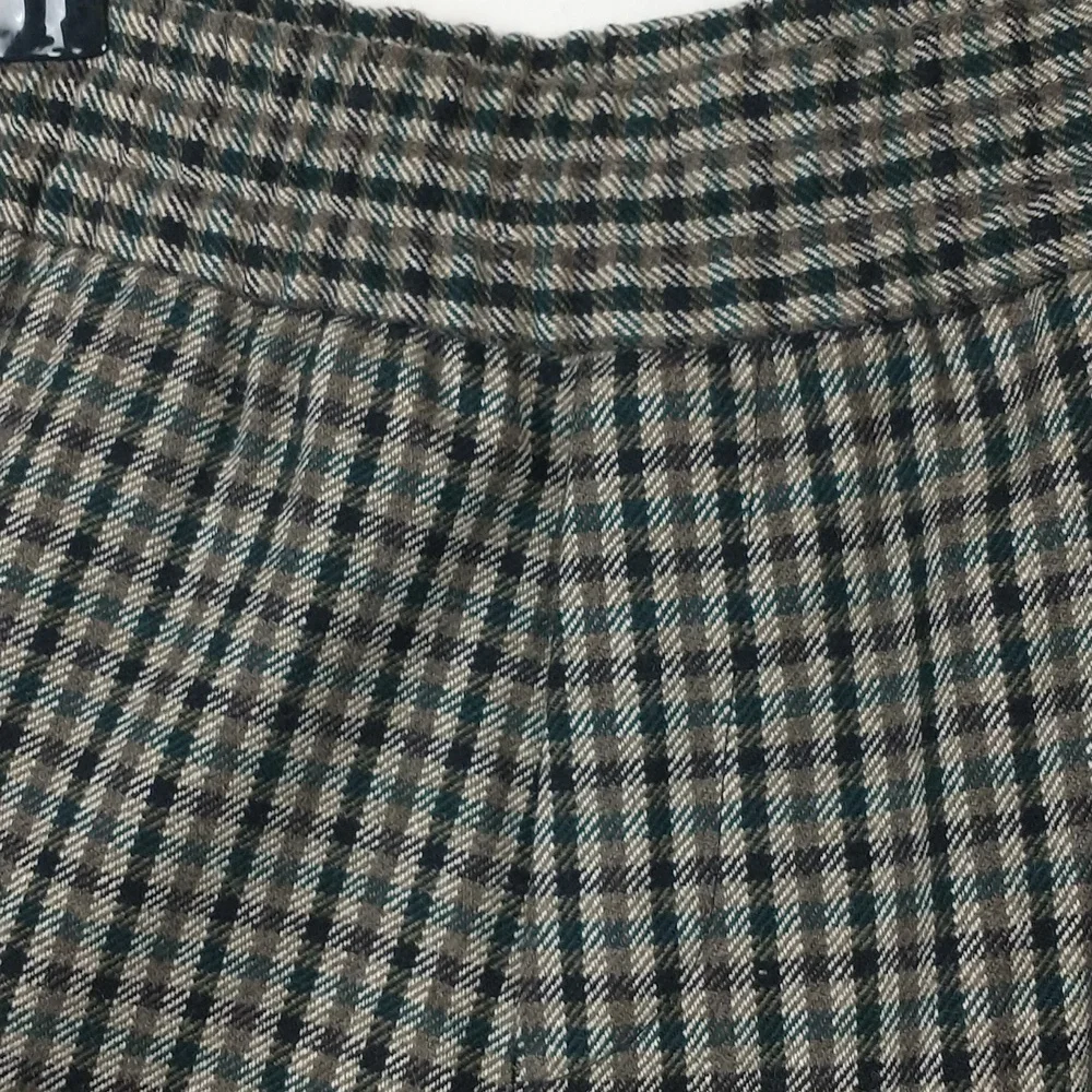 Acne Studios Wool Trousers Mens 44 XS Plaid Brown Black Check Tweed